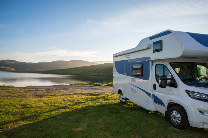 Mobile home by the sea