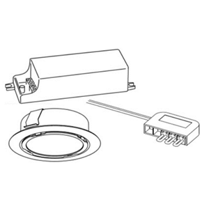 Kit: Drive, spotlights, junction box LED