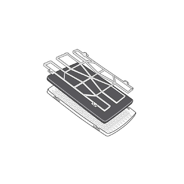 Polyesterfilter komplett vit F200